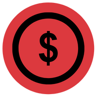 symbol for cost saving and competitive pricing